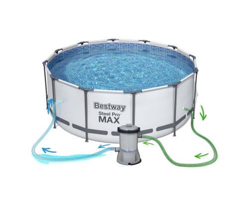 Басейн каркасний 18в1 Bestway 5618W, 396 x 122 см Басейн каркасний 18в1 Bestway 5618W, 396 x 122 см