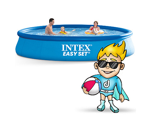 Басейн надувний15в1 Intex 28158 457 × 84 см