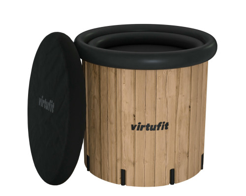 Ванна крижана VIRTUFIT XXL 80 х 80 х 75 см 375 л, коричнева