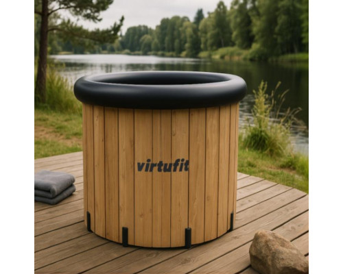 Ванна крижана VIRTUFIT XXL 80 х 80 х 75 см 375 л, коричнева
