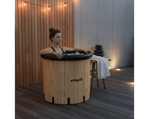 Ванна крижана VIRTUFIT XXL 80 х 80 х 75 см 375 л, коричнева