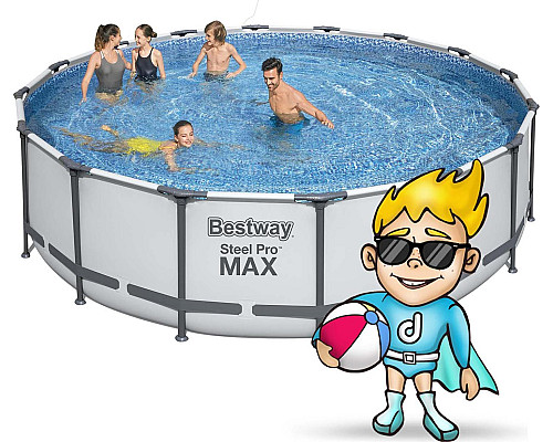 Басейн каркасний 19в1 Bestway 5612Z Steel Pro Max 488 см
