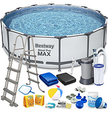 Басейн каркасний 19в1 Bestway 5612Z Steel Pro Max 488 см 