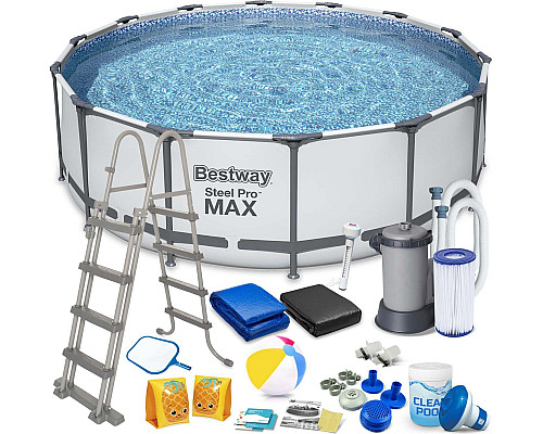 Басейн каркасний 19в1 Bestway 5612Z Steel Pro Max 488 см