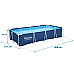 Басейн каркасний прямокутний 15в1 Bestway 56405N 400 x 211 x 81 см