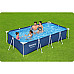 Басейн каркасний прямокутний 15в1 Bestway 56405N 400 x 211 x 81 см
