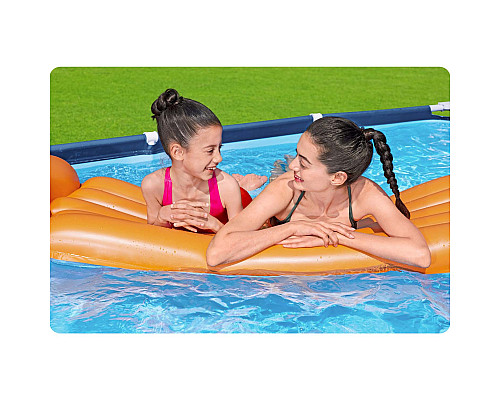 Басейн каркасний прямокутний 15в1 Bestway 56405N 400 x 211 x 81 см