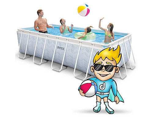 Басейн каркасний 18в1 Intex 26780 400 х 200 х 100 см