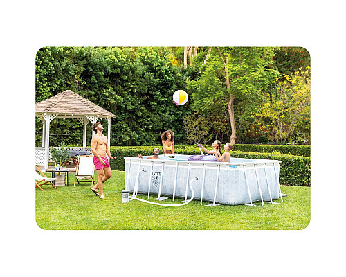 Басейн каркасний 18в1 Intex 26780 400 х 200 х 100 см