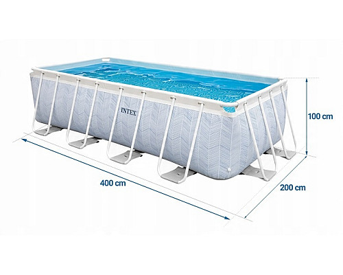 Басейн каркасний 18в1 Intex 26780 400 х 200 х 100 см