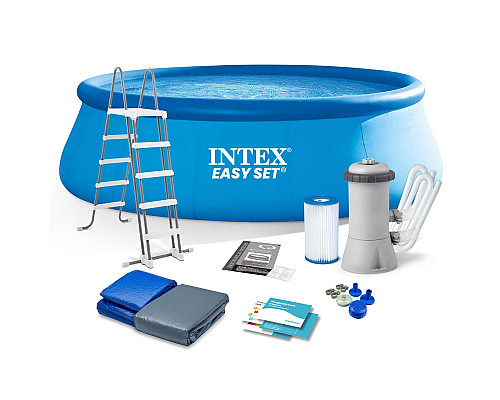 Басейн надувний 12в1 INTEX 26168, 457 x 122 см, блакитний