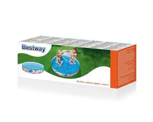 Дитячий басейн Bestway 55028 - голубий з малюнком