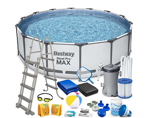 Басейн каркасний 19в1 Bestway 5612X, 427 x 122 см