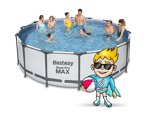 Басейн каркасний 19в1 Bestway 5612X, 427 x 122 см