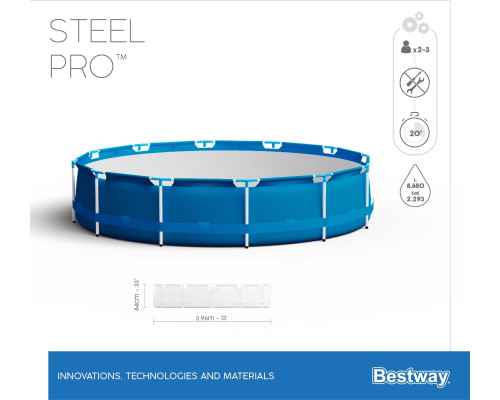 Басейн на стійках Bestway Steel Pro 396 см (5612E)