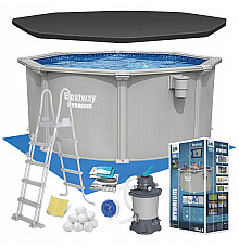 Басейн каркасний 13в1 Bestway Hydrium 56566 305 х 122 см