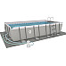 Басейн каркасний прямокутний 18в1 Avenli Garden 549x305x122 см KIT - сірий