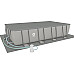 Басейн каркасний прямокутний 18в1 Avenli Garden 549x305x122 см KIT - сірий