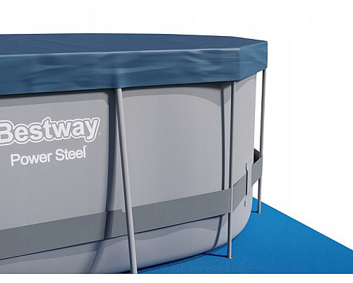 Басейн каркасний овальний 18в1 Bestway 56620, 427 x 250 x 100 см