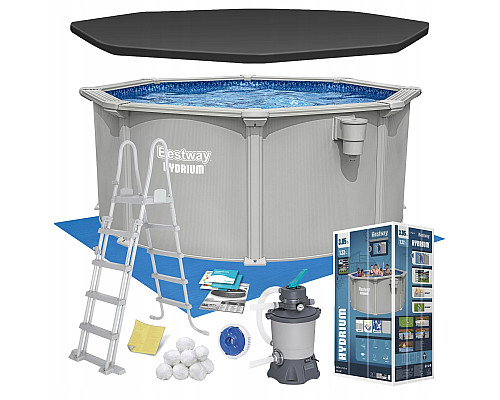 Басейн каркасний 13в1 Bestway Hydrium 56566 305 х 122 см