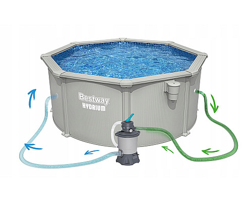 Басейн каркасний 13в1 Bestway Hydrium 56566 305 х 122 см