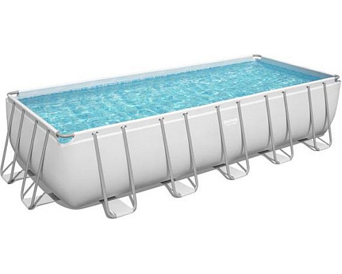 Басейн каркасний прямокутний 18в1 Bestway 5611Z, 640 x 274 x 132 см, білий  + самокат