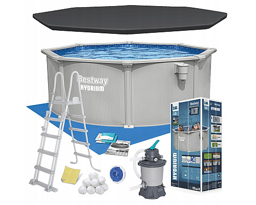 Басейн каркасний 13в1 Bestway Hydrium 56574 366 х 122 см