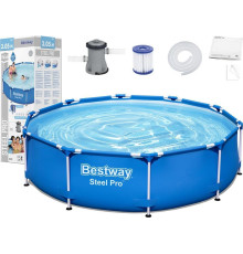 Басейн каркасний 8в1 Bestway 56679 Steel Pro 305 см 