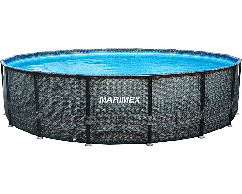 Басейн каркасний Marimex Florida Ratan 457 х 137 см, графітовий