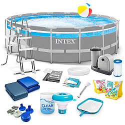 Басейн каркасний 17в1 INTEX 26730, 488 х 122 см