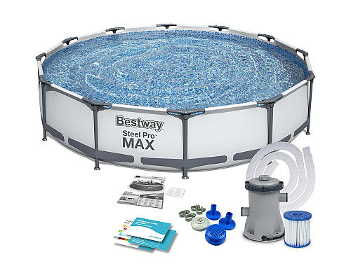 Басейн каркасний 9в1 Bestway 56416 366 x 76 см Басейн каркасний 9в1 Bestway 56416 366 x 76 см