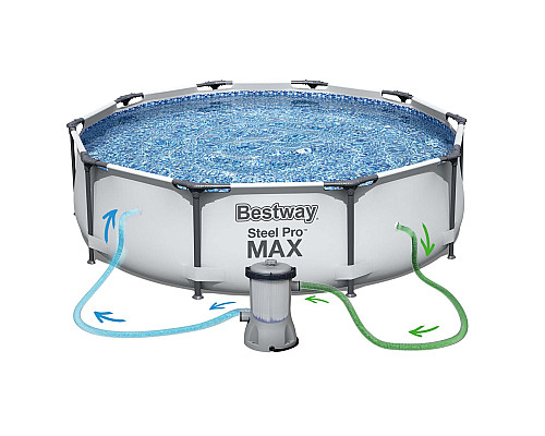Басейн каркасний 9в1 Bestway 56416 366 x 76 см Басейн каркасний 9в1 Bestway 56416 366 x 76 см