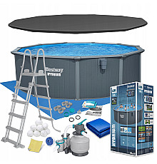 Басейн каркасний 13в1 Bestway Hydrium 561CU 488 х 132 см