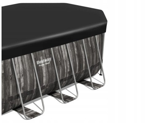 Басейн каркасний овальний Bestway Power, 732 х 366 х 122 см, з фільтруючим насосом, темно-коричневий Басейн каркасний овальний Bestway Power, 732 х 366 х 122 см, з фільтруючим насосом, темно-коричневий