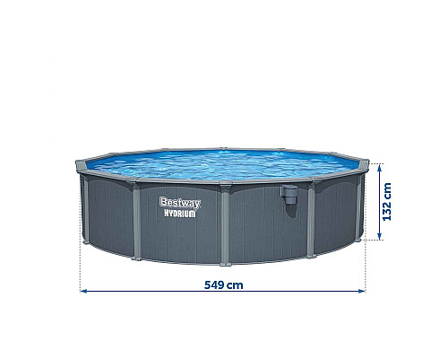 Басейн каркасний 13в1 Bestway Hydrium 561CS 549 х 132 см
