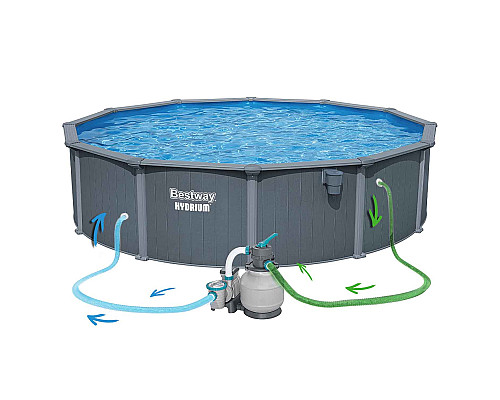 Басейн каркасний 13в1 Bestway Hydrium 561CS 549 х 132 см
