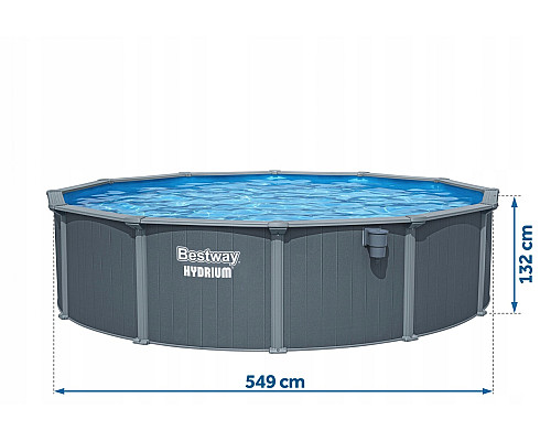 Басейн каркасний 13в1 Bestway Hydrium 561CS 549 х 132 см