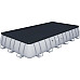 Басейн каркасний прямокутний 12в1 Bestway 56474 Power Steel 732 x 366 см - світло-сірий