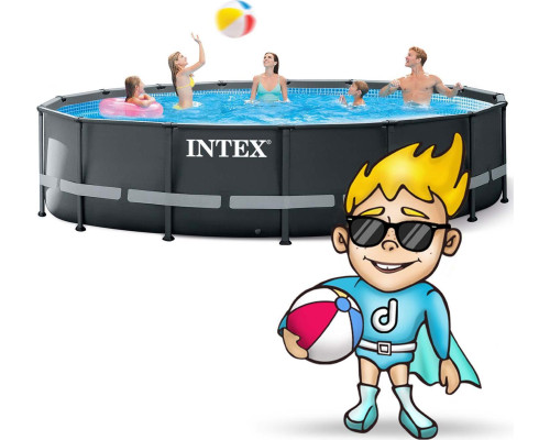 Басейн Intex XTR Ultra з металевим каркасом 488см 11в1 (26326)