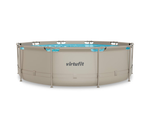 Басейн каркасний VIRTUFIT з фільтрувальним насососм 366 х 100 см, бежевий