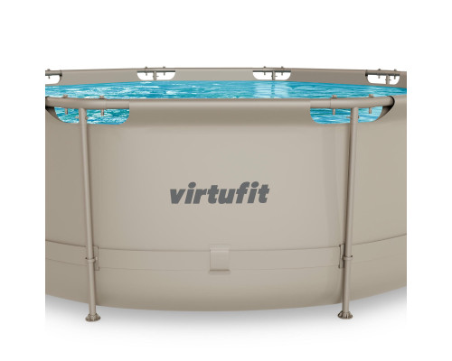 Басейн каркасний VIRTUFIT з фільтрувальним насососм 366 х 100 см, бежевий