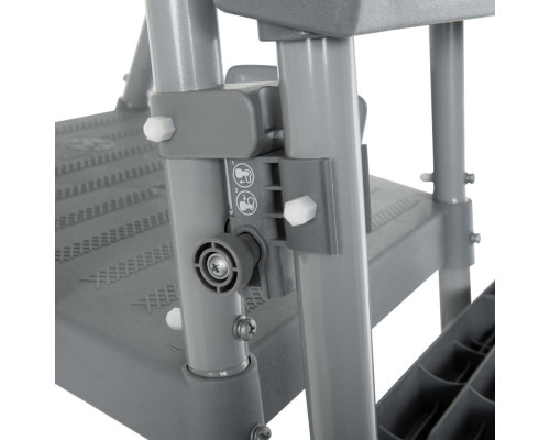 Басейн каркасний 6в1 Bestway 56886 Power Steel 549 см - сірий Басейн каркасний 6в1 Bestway 56886 Power Steel 549 см - сірий
