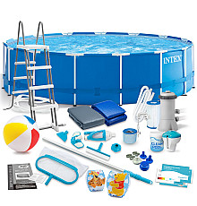 Басейн каркасний 21в1 INTEX 28242, 457 x 122 см, синій