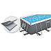 Басейн каркасний прямокутний 18в1 Bestway 56456ND 412 x 201 x 122 см