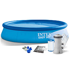 Басейн надувний 3в1 INTEX 28132, 366 x 76 см, блакитний