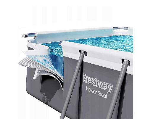 Басейн каркасний прямокутний 18в1 Bestway 56441 SET 404 x 201 x 100 см