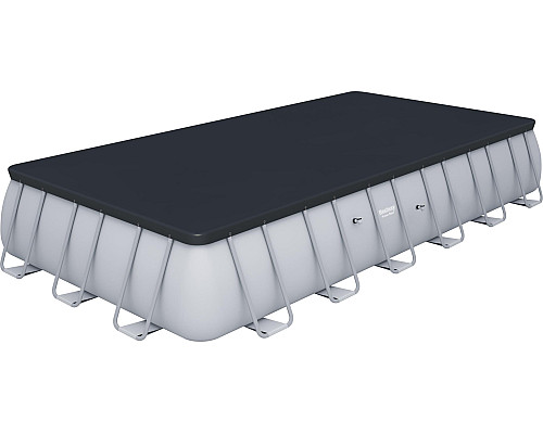 Басейн каркасний прямокутний Bestway 56475, 732 x 366 x 132 см - білий
