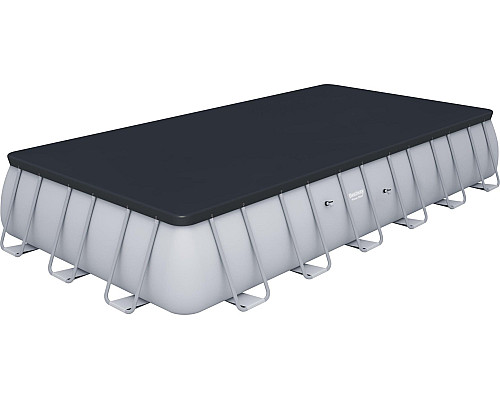 Басейн каркасний прямокутний Bestway 56475, 732 x 366 x 132 см - білий