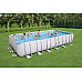 Басейн каркасний прямокутний Bestway 56475, 732 x 366 x 132 см - білий