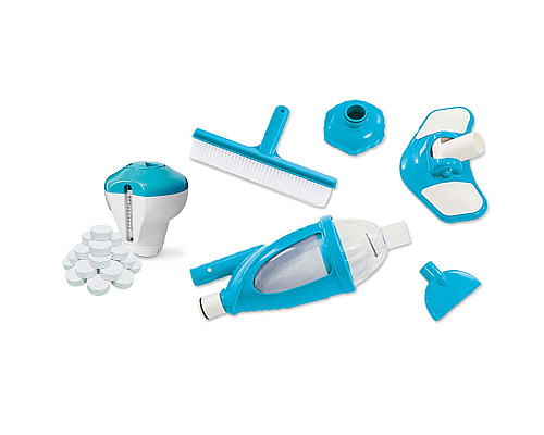 Басейн каркасний овальний 21в1 INTEX 26798, 610 x 305 x 122 см  + самокат